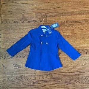 CPC Blue Peacoat Coat Jacket NWT 4T - 5T